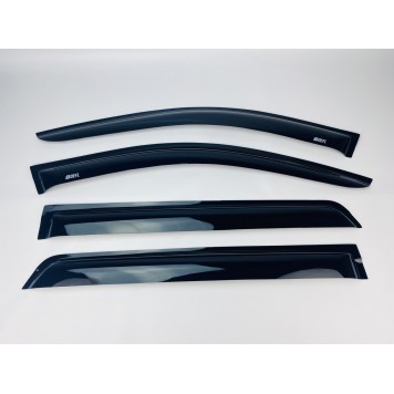 Дефлектори вікон Hyundai Santa Fe II 2006-2012 накладні (DEFL) Q2-3